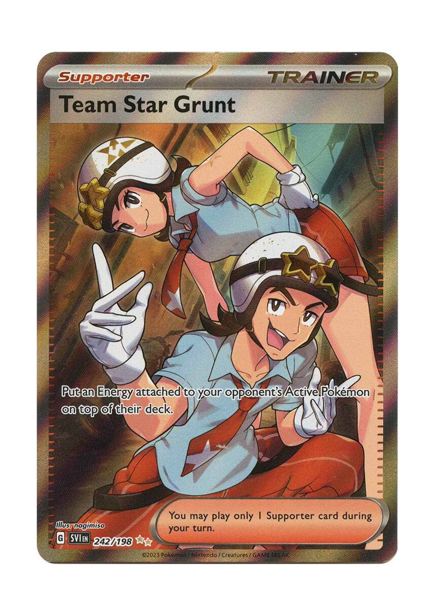 Team Star Grunt (242/198) Scarlet & Violet Base Set (SV1)