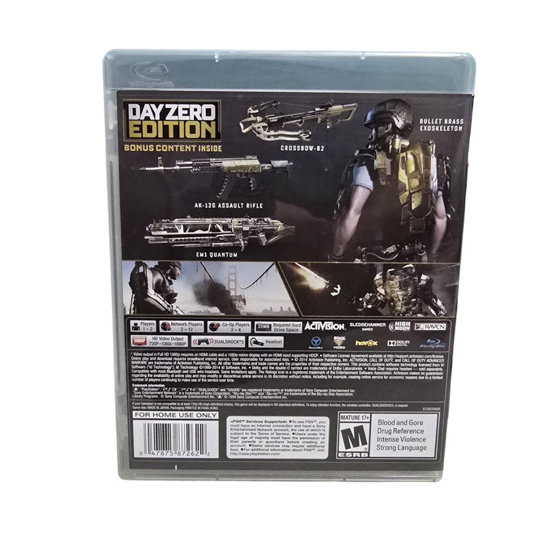 PS3 Call of Duty Advanced Warfare Game