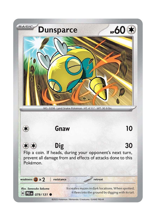 Dunsparce (079/131) SV: Prismatic Evolutions (PRE)