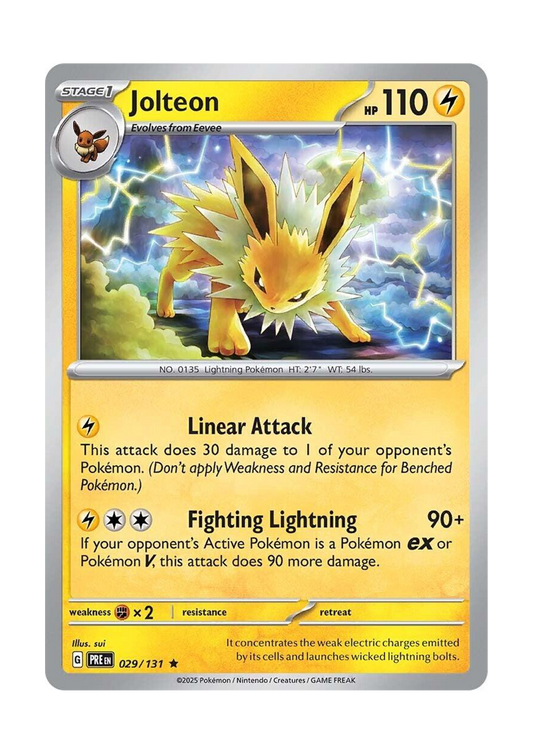 Jolteon [Holo] (029/131) SV: Prismatic Evolutions (PRE)