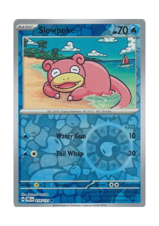 Slowpoke [Reverse] (018/131) SV: Prismatic Evolutions (PRE)