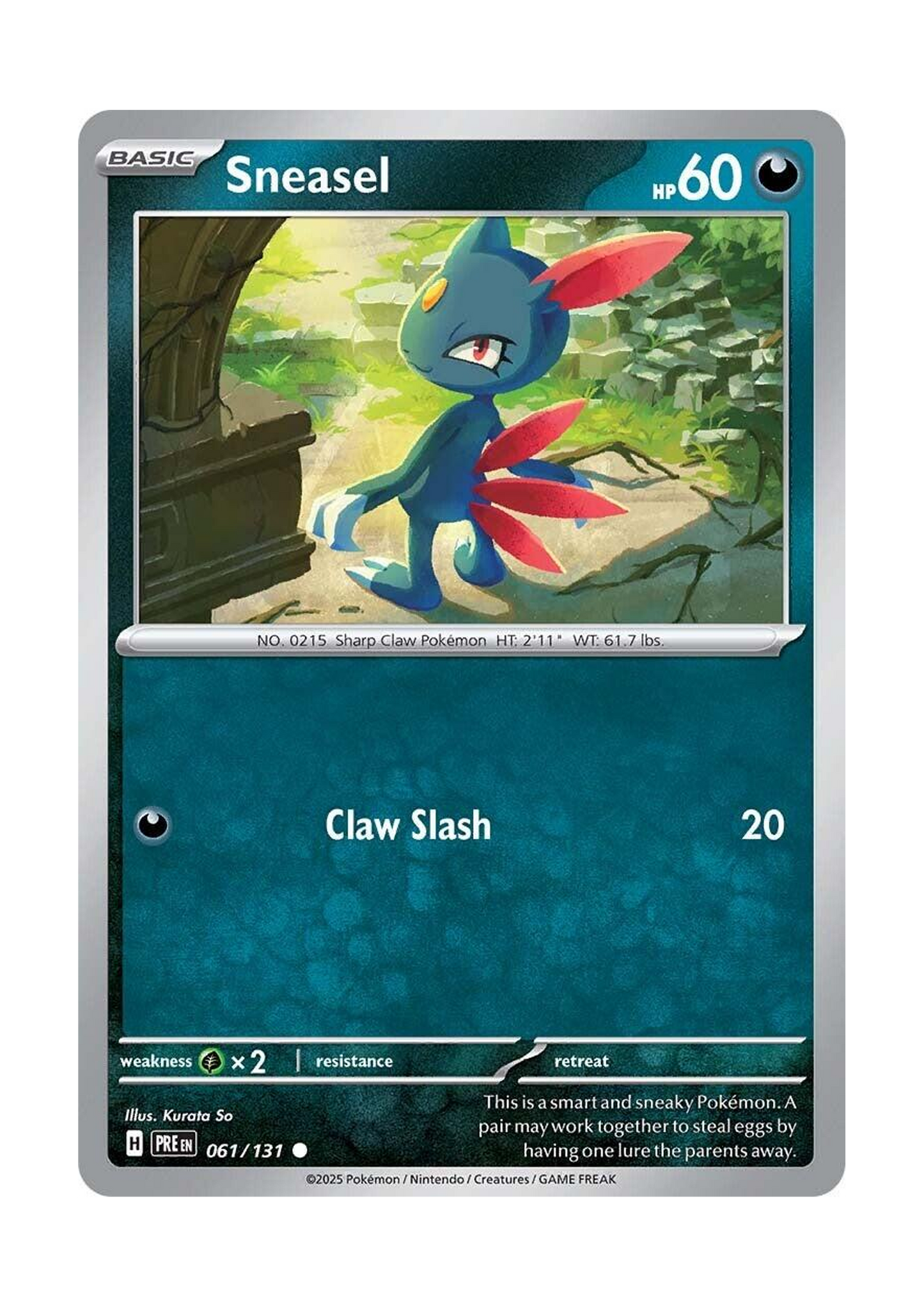 Sneasel (061/131) SV: Prismatic Evolutions (PRE)