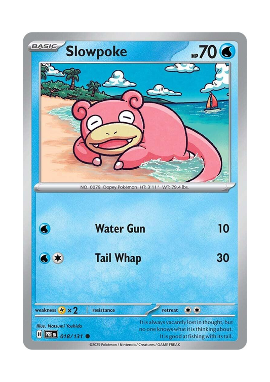 Slowpoke (018/131) SV: Prismatic Evolutions (PRE)