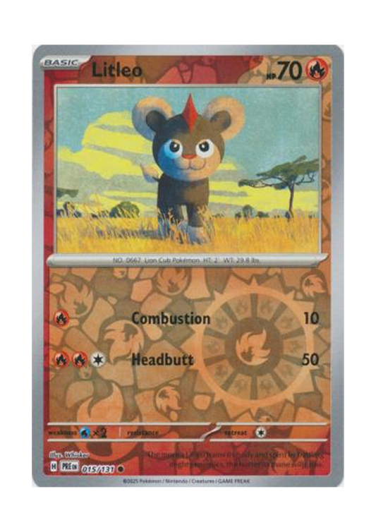 Litleo [Reverse] (015/131) SV: Prismatic Evolutions (PRE)