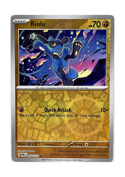 Riolu [Reverse] (050/131) SV: Prismatic Evolutions (PRE)