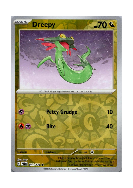 Dreepy [Reverse] (071/131) SV: Prismatic Evolutions (PRE)