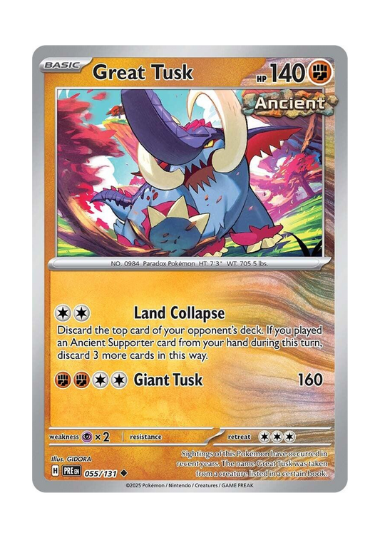 Great Tusk (055/131) SV: Prismatic Evolutions (PRE)