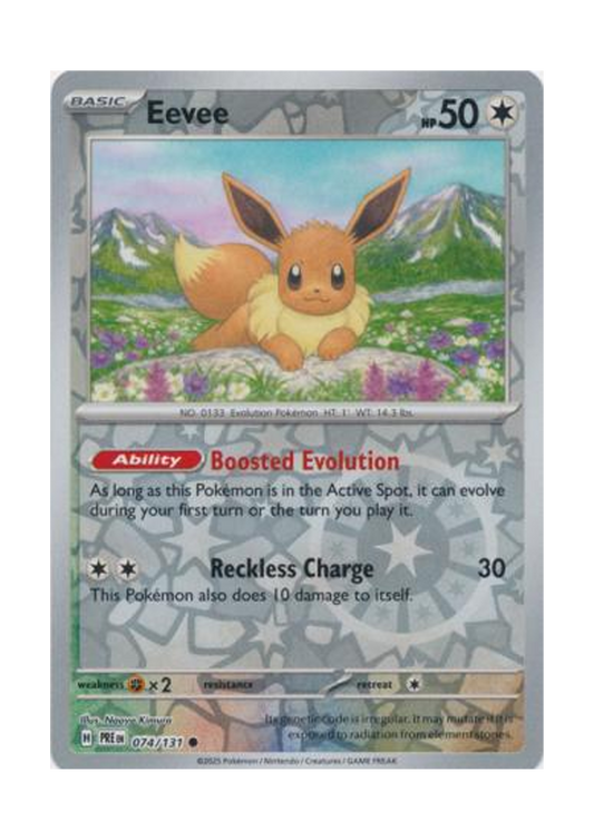 Eevee [Reverse] (074/131) SV: Prismatic Evolutions (PRE)