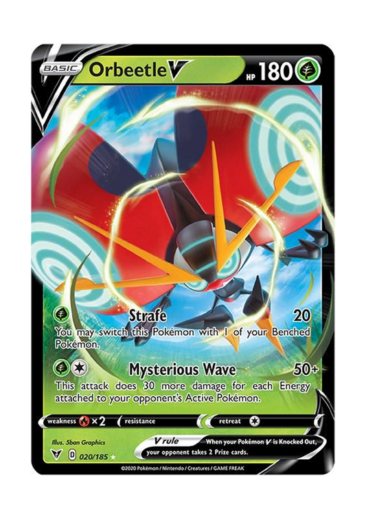 Orbeetle V (020/185) Vivid Voltage (SWSH04)