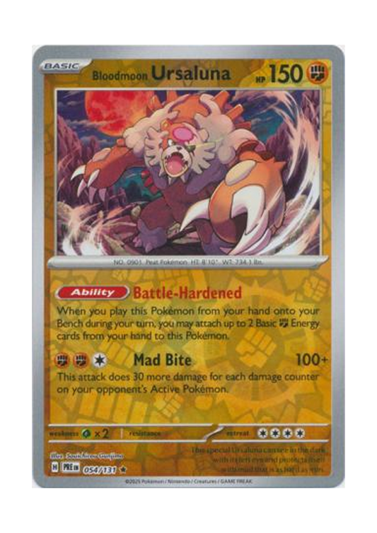 Bloodmoon Ursaluna [Reverse] (054/131) SV: Prismatic Evolutions (PRE)