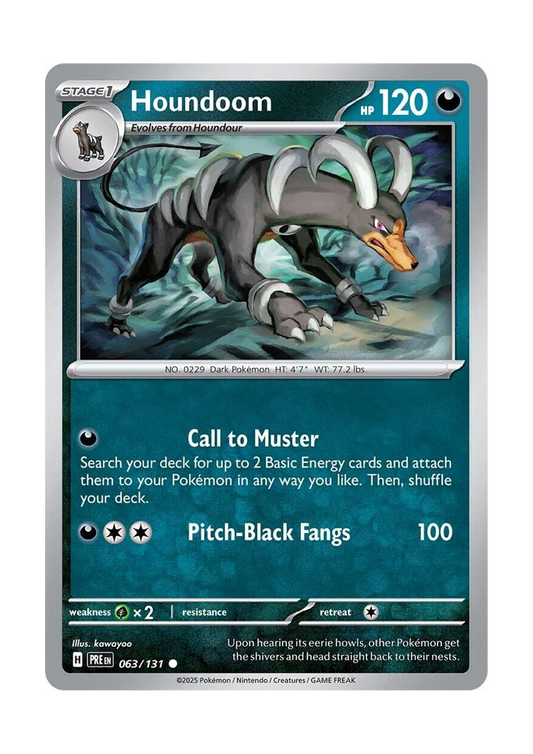 Houndoom (063/131) SV: Prismatic Evolutions (PRE)