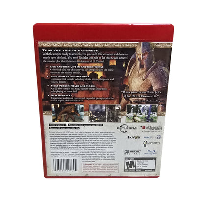 PS3 Elder Scrolls IV Oblivion Greatest Hits Edition (Region 1) Game